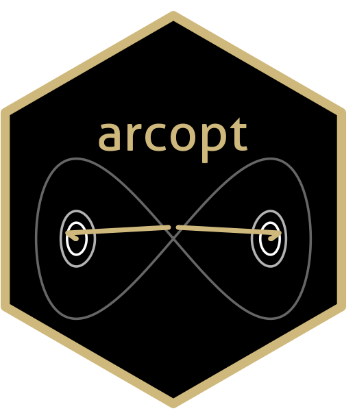 arcopt hex sticker